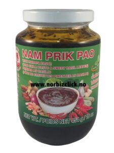 COCK BRAND - NAM PRIK PAO WITH HORAPA PASTE 454G