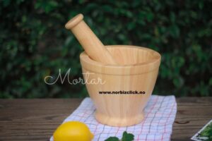 THAI MORTAR W/PESTLE FOR SOMTOM PAPAYA SALAT L-8 XH6