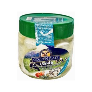 GOLDEN PLATE LABNEH TIMIAN ( OST AV KUMELK )GLASS 400 G