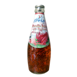 V-FRESH ROSELLE DRINK W/BASIL SEED 290ML