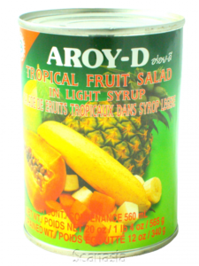 AROY-D CAN TROPICAL FRUIT IN SYRUP, 565g.
