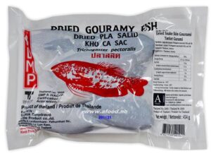 BDMP  FROZEN DRIED SNAKE SKIN FISH, 454G