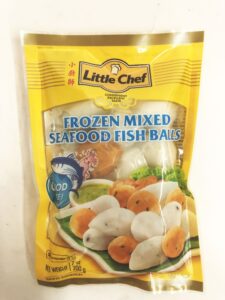 LITTLE CHEF FROZEN RUGBY FISH BALLS 200G