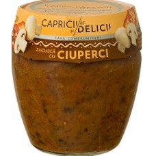CAPRICI GRØNNSAK BLANDING ZACUSCA CU CIUPERCI 550G