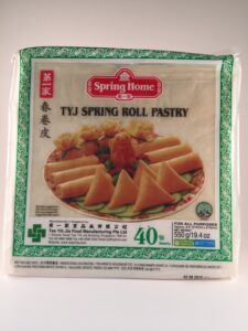 SPRING ROLL PASTRY 40 GREEN 215MM 550G
