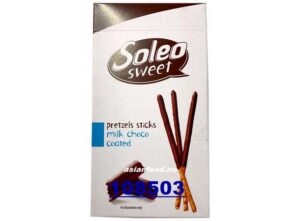 S.L PRETZELS STICK MILK CHOCO COAT SOLEO SWEET CHOCOLA 50G PL