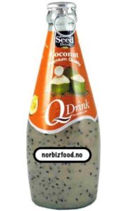 Q-DRINK BASIL SEED DRINK W/COCONUT, 290ML