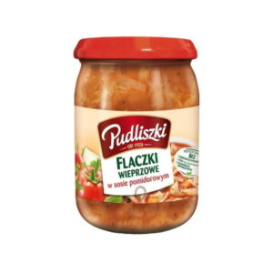 PUDLISZKI  FLAKI WIEPRZOWE W SOSIE  POMIDOROWYM 500G