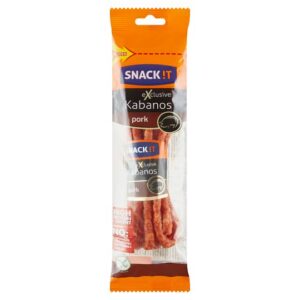 PØLSE KABANOSSI EXCLUSIVE PORK 120G