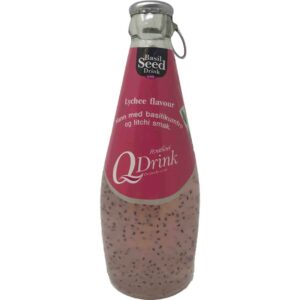 Q-DRINK BASIL SEED DRINK WITH LYCHEE, 290ML