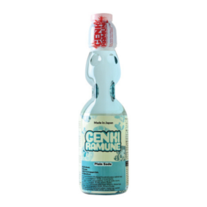 GENKI RAMUNE PLAIN SODA DRINK 200ML JP