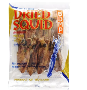 BDMP DRIED TINY SQUID, 100G