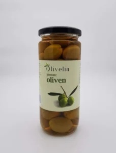 OLIVELIA GRØNNE OLIVEN M/STEIN, 0.5L