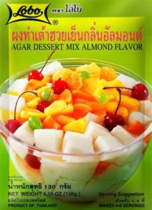 LOBO AGAR DESSERT MIX ALMOND FLAVOUR, 130G