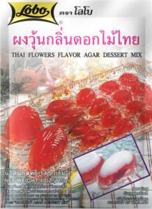 LOBO THAI FLOWERS FLAVOUR AGAR  DESSERT MIX 115G