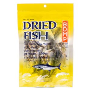BDMP DRIED YELLOW STRIPE TREVALLY, 100G